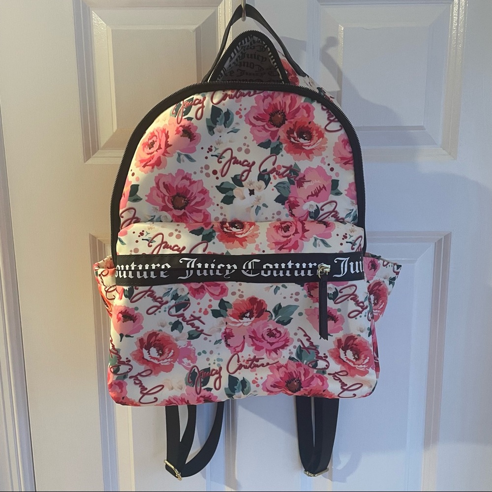 ♻️Floral Juicy Couture recycled backpack